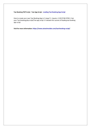 taxi booking php script taxi app script leading