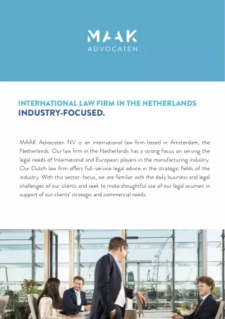 Law firm in the Netherlands