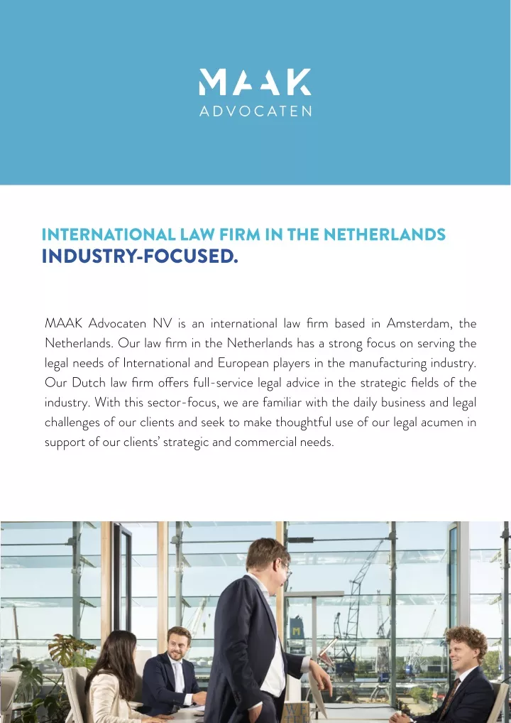 international law firm in the netherlands