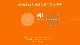 scraping used car from iaai