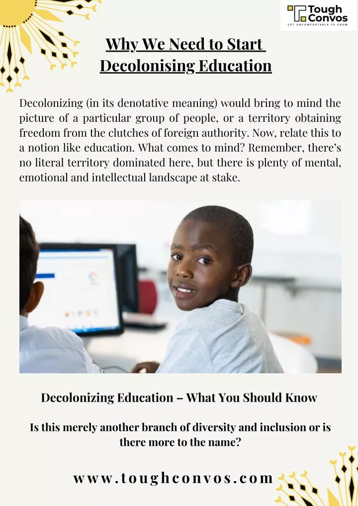 why we need to start decolonising education