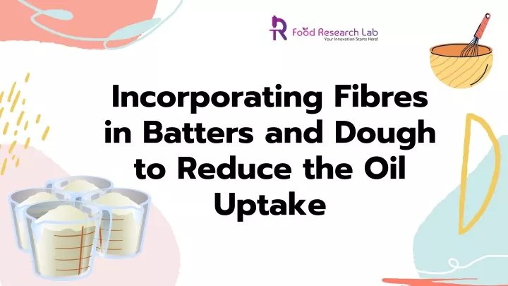 incorporating fibres in batters and dough