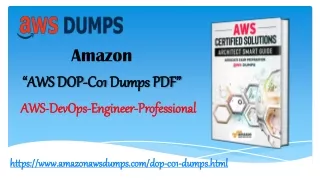Latest DOP-C01 Dumps PDF With 100% Success Guarantee