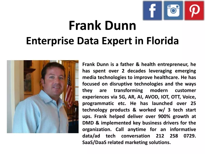 frank dunn enterprise data expert in florida