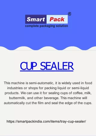 Cup Sealer