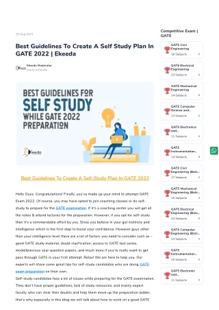 competitive exam gate