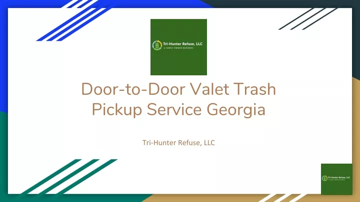 door to door valet trash pickup service georgia