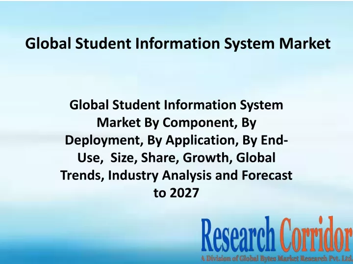 global student information system market