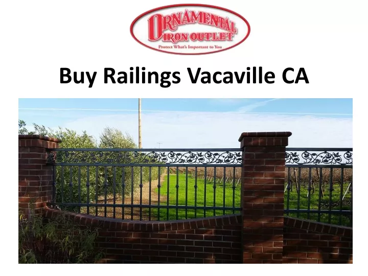 buy railings vacaville ca