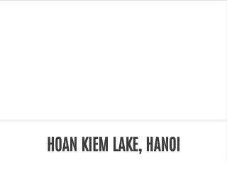 hoan kiem lake hanoi