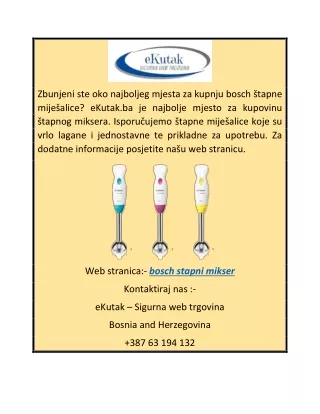 zbunjeni ste oko najboljeg mjesta za kupnju bosch