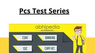 pcs test series