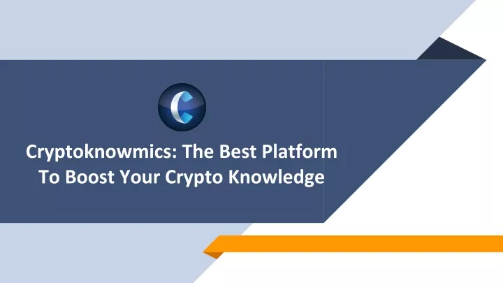 cryptoknowmics the best platform to boost your
