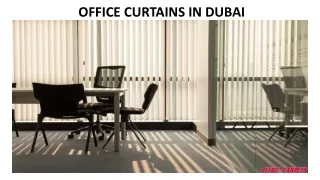 office curtains in dubai