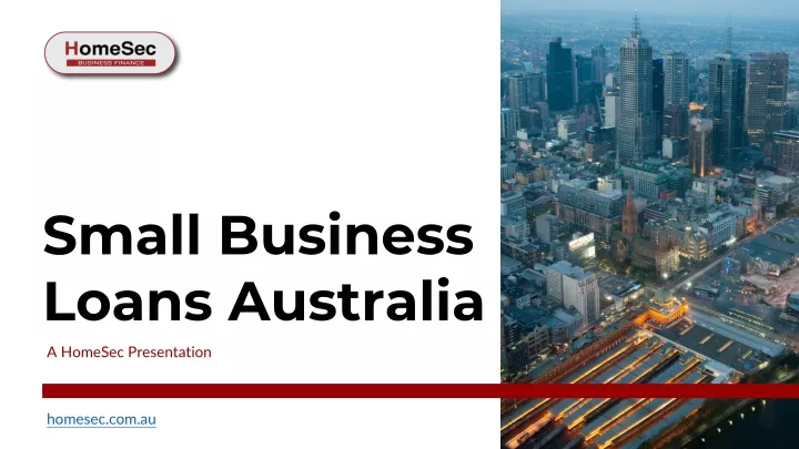 small business loans australia