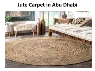 jute carpet in abu dhabi