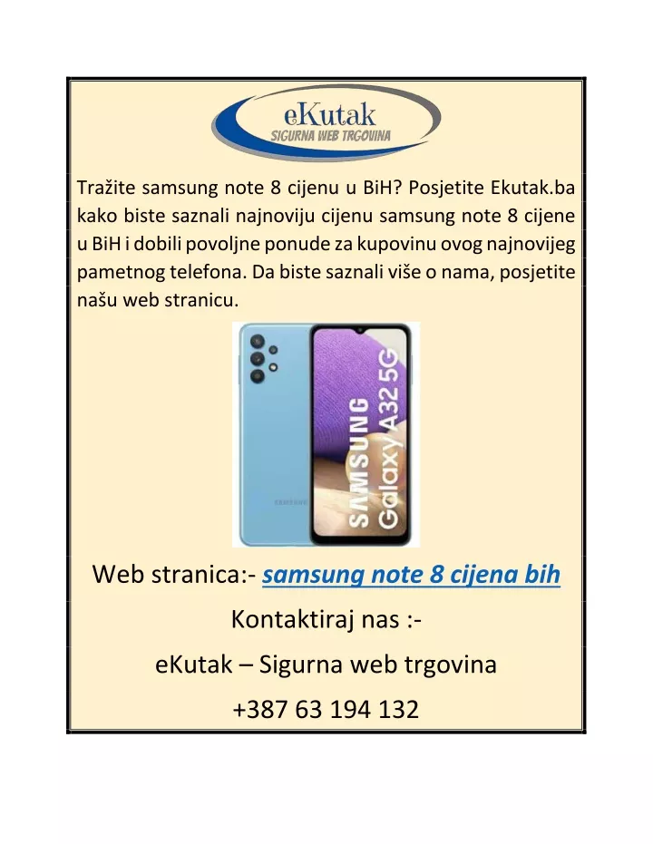 tra ite samsung note 8 cijenu u bih posjetite