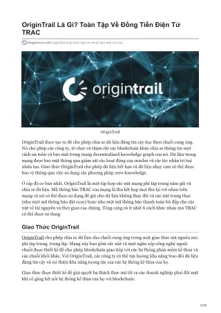 origintrail l g to n t p v ng ti n i n t trac