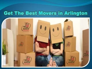 Get The Best Movers in Arlington