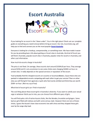 escort australia