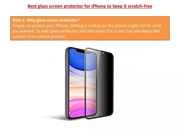 best glass screen protector for iphone to keep it scratch free