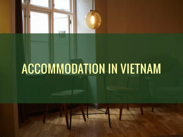 accommodation in vietnam