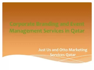 Event Management Services Qatar