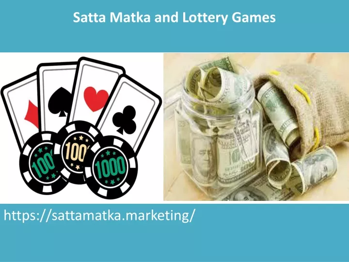 satta matka and lottery games