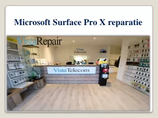 Microsoft Surface Pro X reparatie