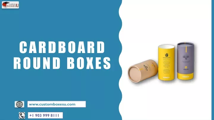 cardboard round boxes