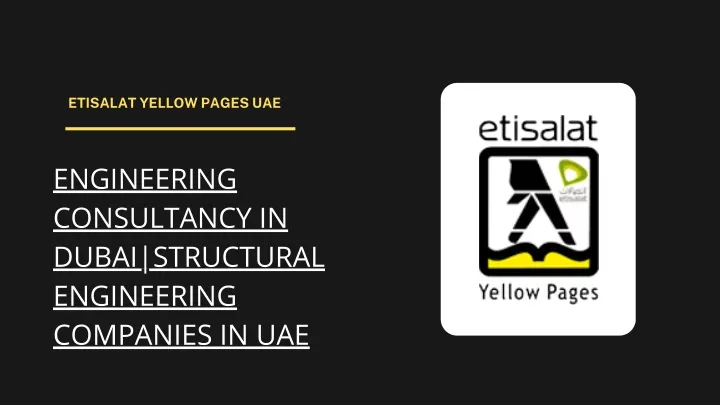 etisalat yellow pages uae