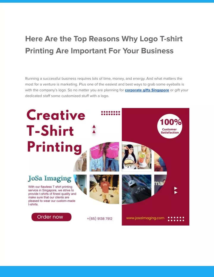 here are the top reasons why logo t shirt