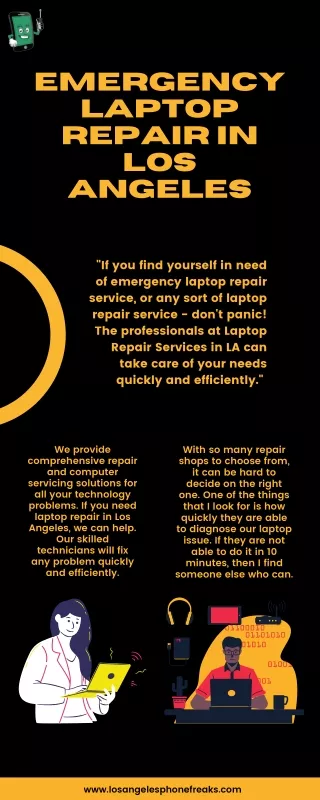 Emergency Laptop Repair in Los Angeles