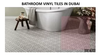 BATHROOM VINYL TILES IN DUBAI