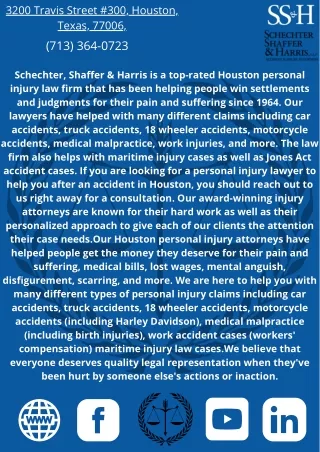 Schechter, Shaffer & Harris, LLP - Accident & Injury Attorneys