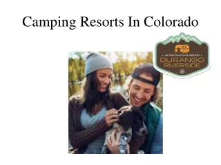 camping resorts in colorado