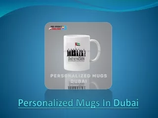 Get High-Quality Mugs With Personalized Mugs In Dubai