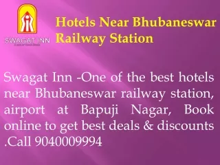 Hotels Near Bhubaneswar Railway Station