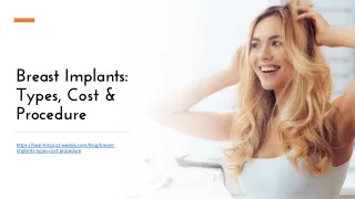 Breast Implants Types, Cost & Procedure