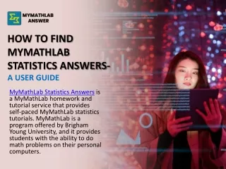 How to Find MyMathLab Statistics Answers- A user guide