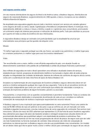 azul seguros corretor online