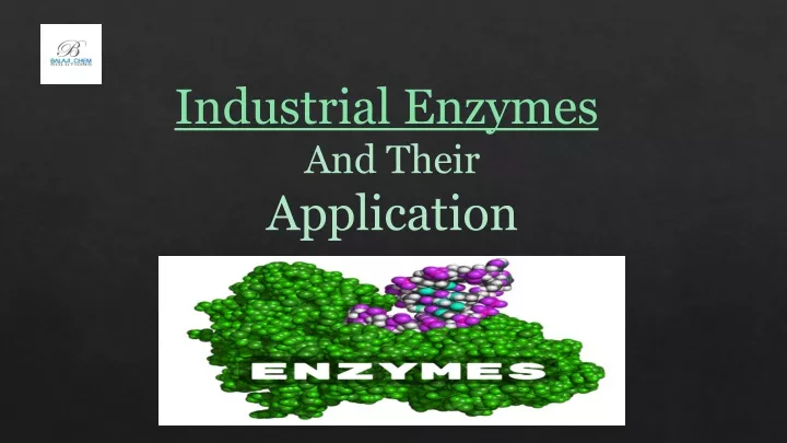 industrial e nzymes and their application