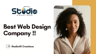Best Web Design Company | Studio45 Creations