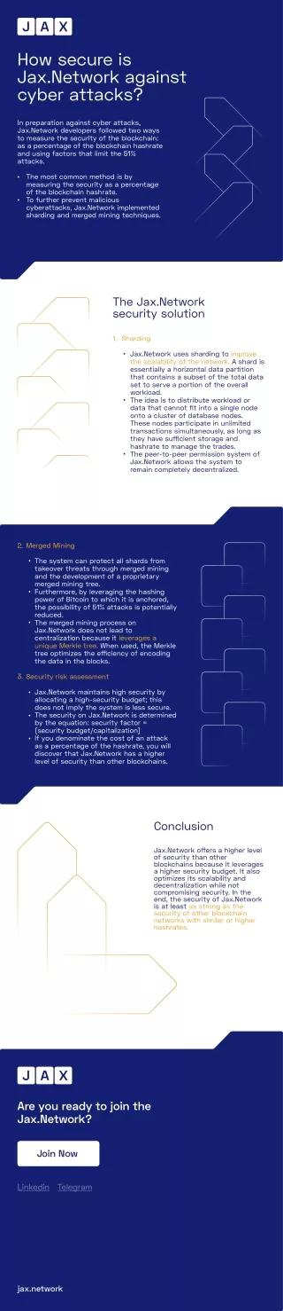 How to measure the security of JaxNet ecosystem