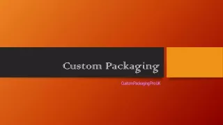 custom packaging