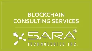 blockchain consulting services