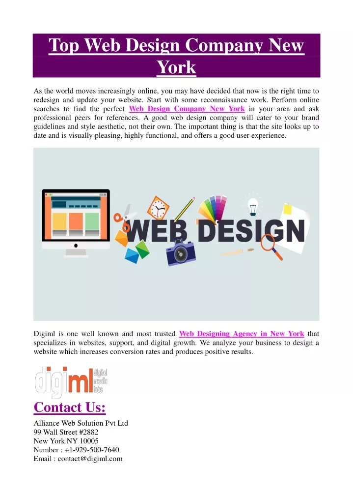 top web design company new york