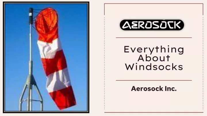 everything about windsocks
