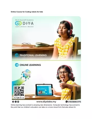 online course for coding robots for kids