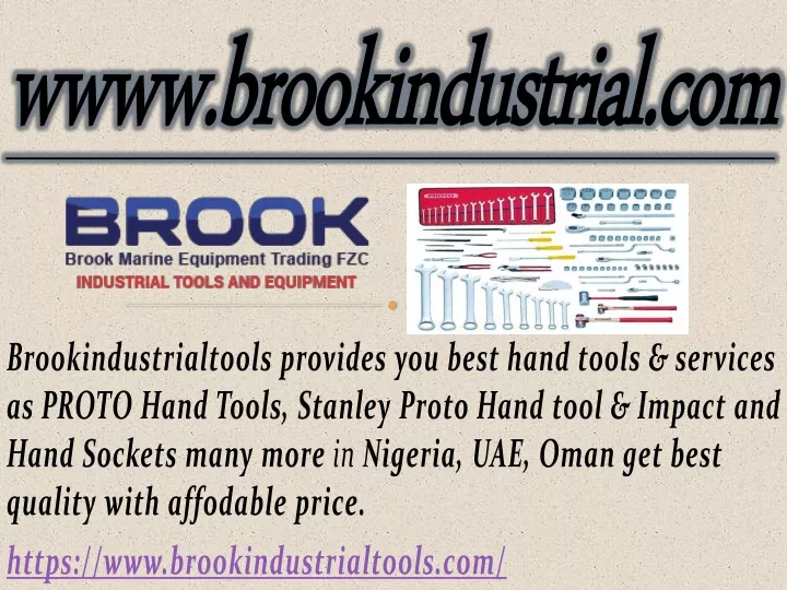 wwww brookindustrial com